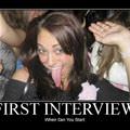 first interview