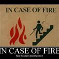 in case of fire