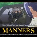 manners