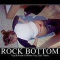 rock bottom