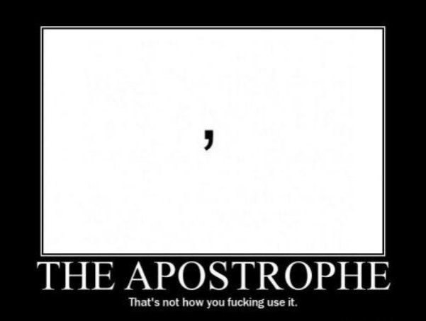 apostrophe