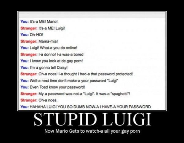 stupid luigi