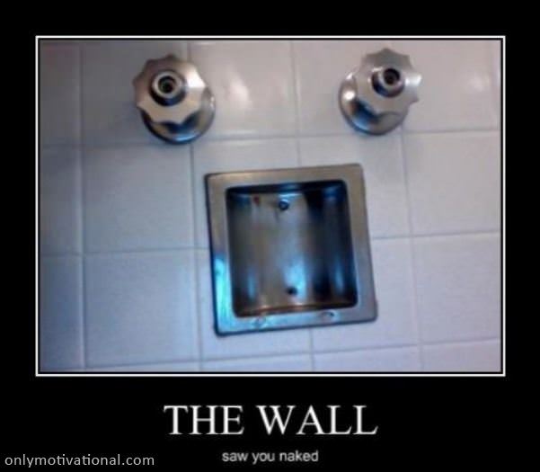 the wall