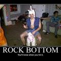 rock bottom