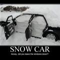 snow car