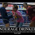 underaged drinkers