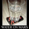 water on mars